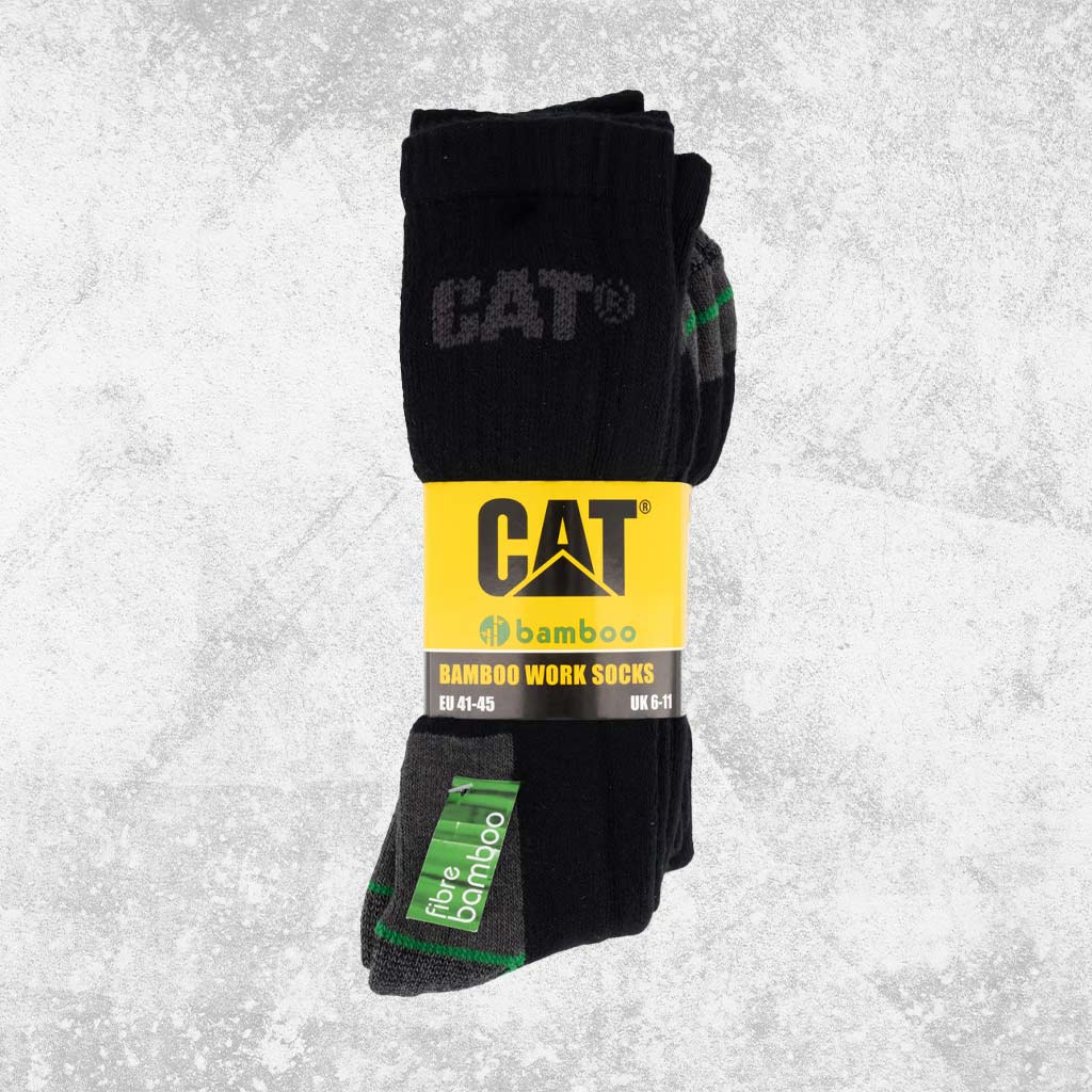 CAT Bamboo 3pk Socks