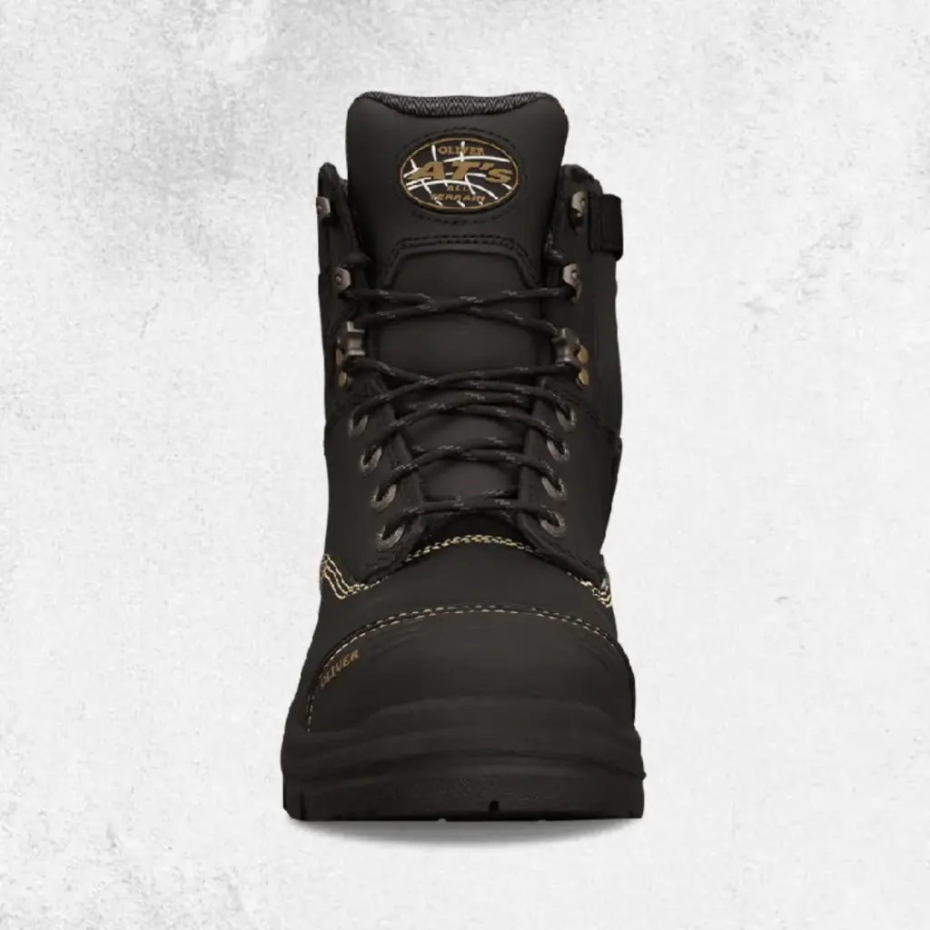 Oliver - 55-345Z 150mm Black Zip Sided Boot
