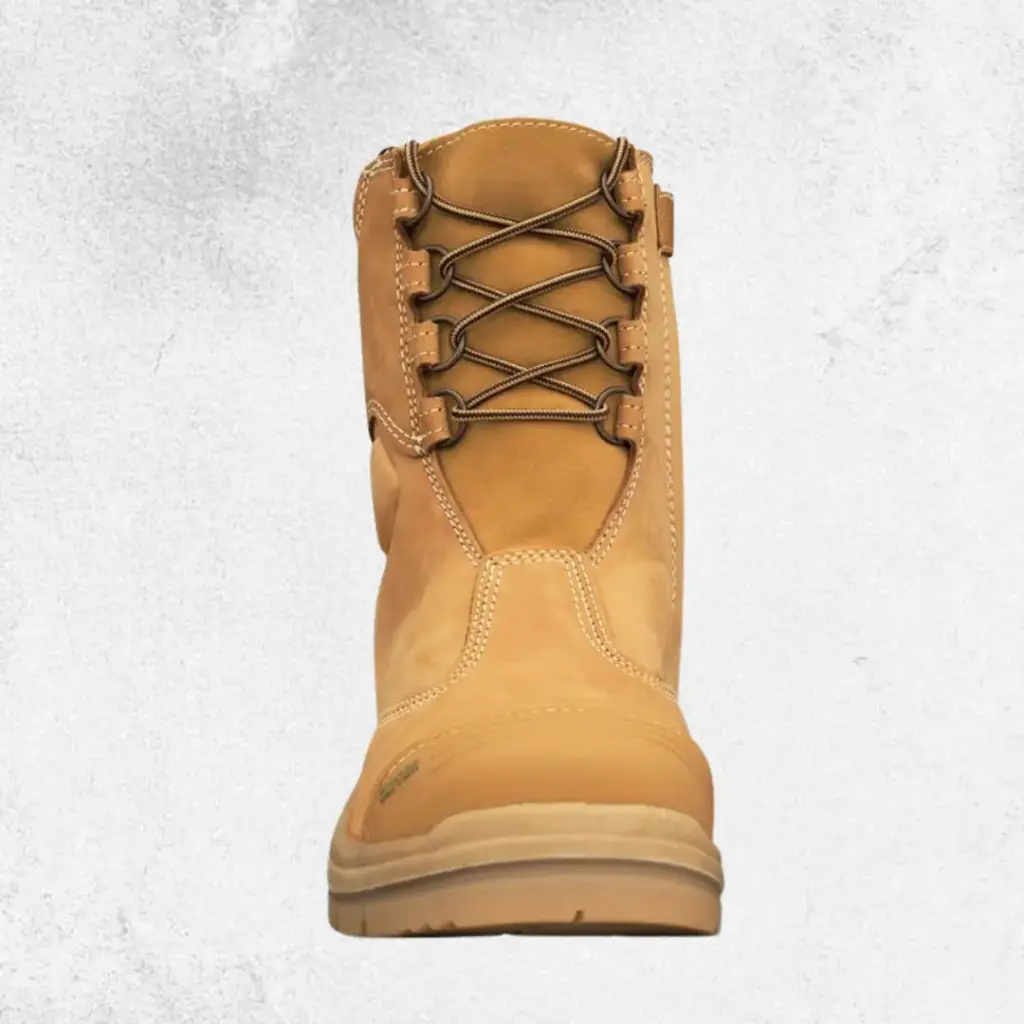Oliver - 55-385 200mm Hi-Leg Wheat Zip Sided Boot