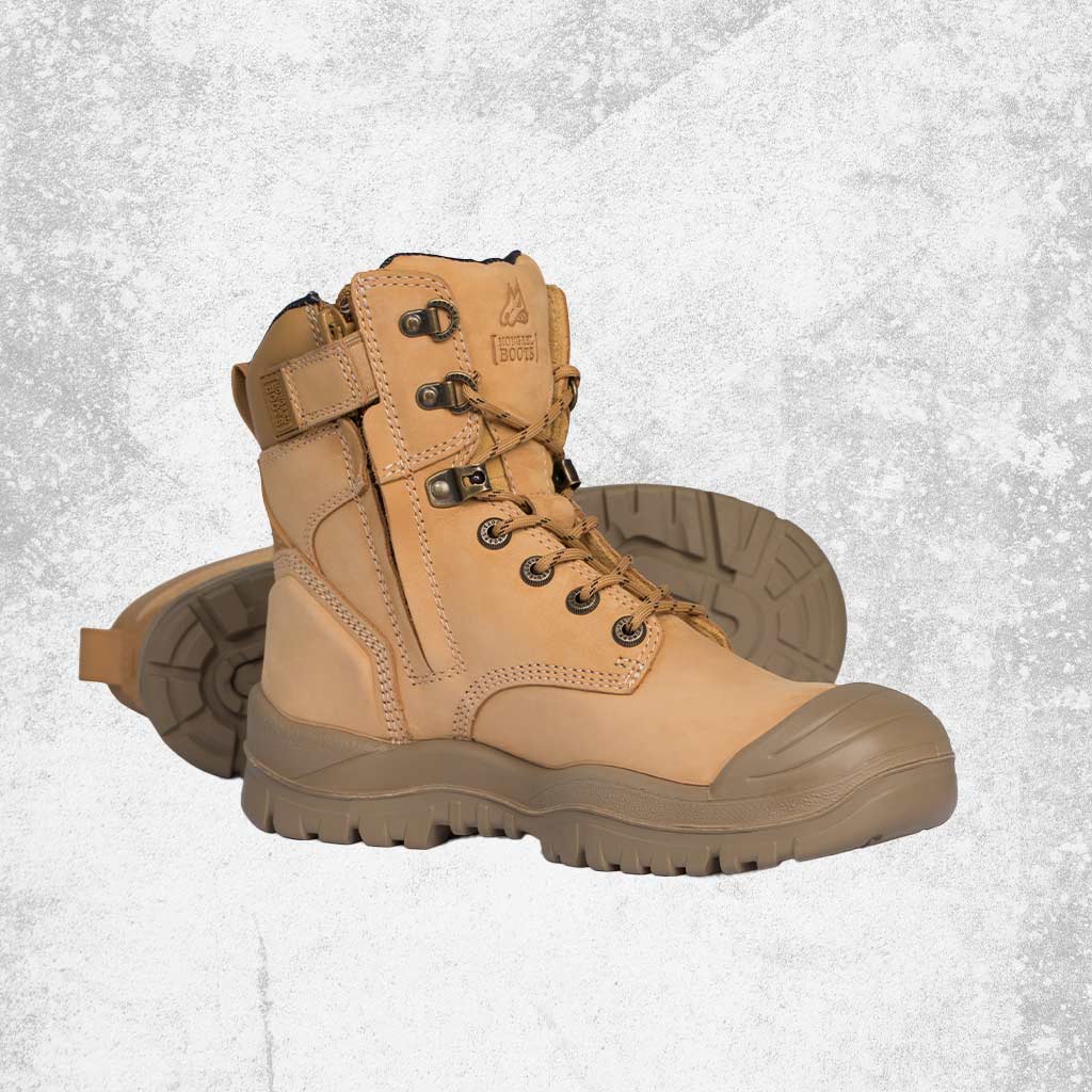 Mongrel 561050 - Zip Side High Ankle Boot - Wheat