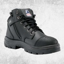 [312658.BLK] Steel Blue Parkes Zip Scuff TPU Boots (4, Black)