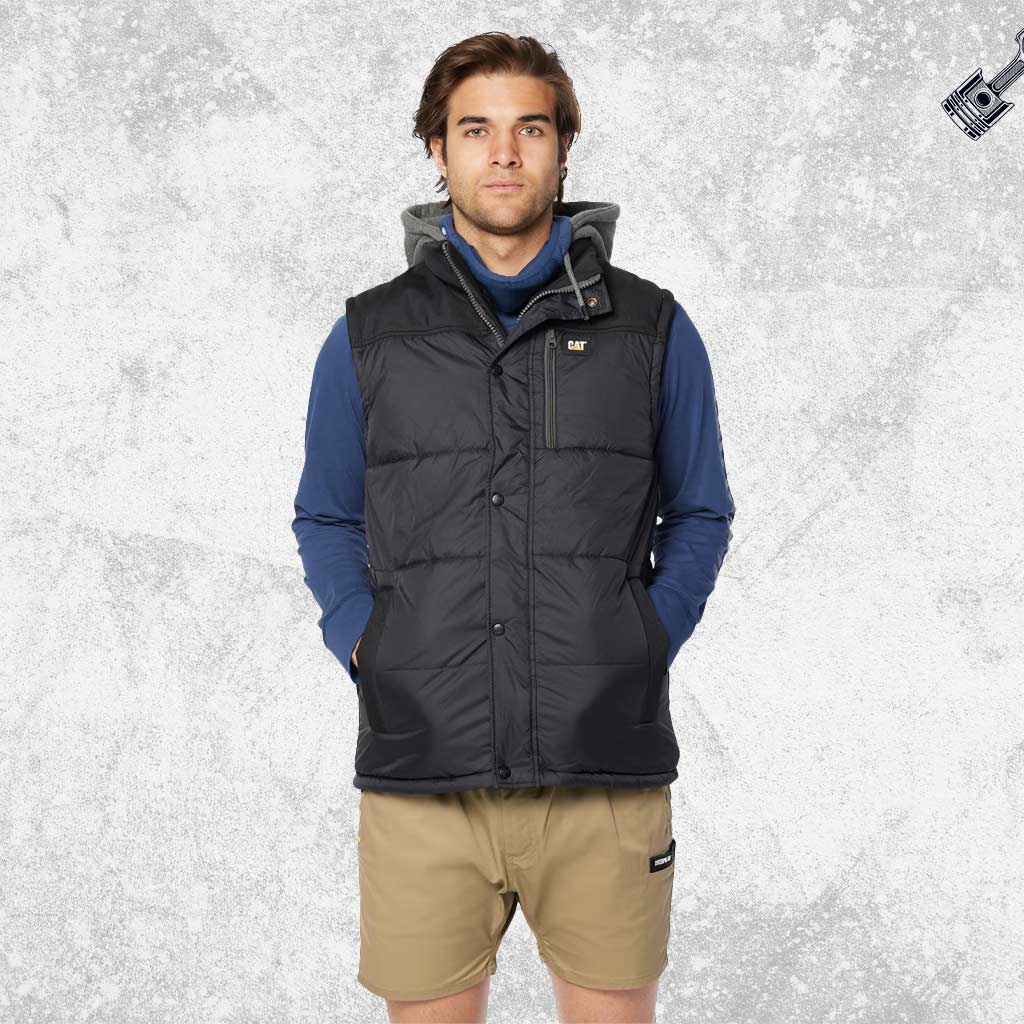 CAT Hooded Work Vest
