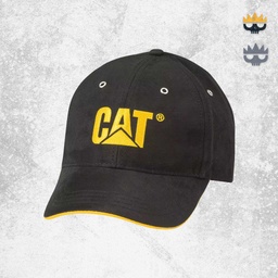 [W01434.016] CAT Trademark Microsuede Caps - Black