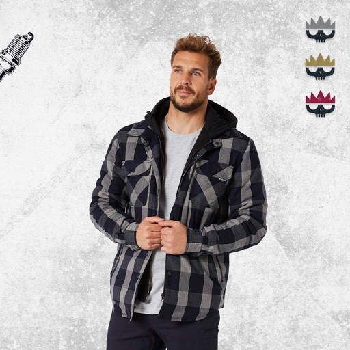 Jetpilot Quilted Men's Flannel Jacket