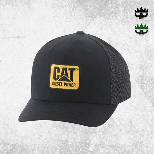 [1120254] CAT Design Mark Diesel Trucker Cap