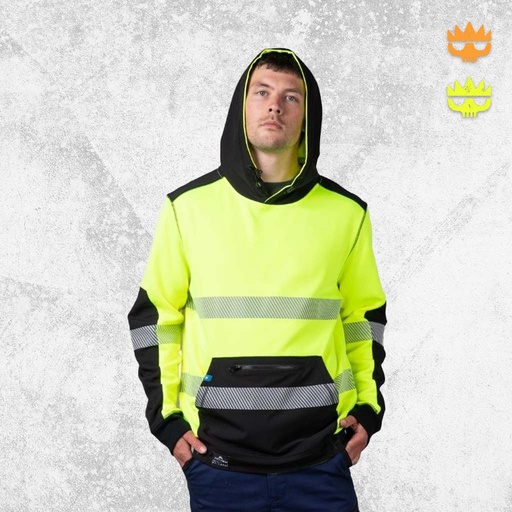 Anthem Taped Tech Hi Vis Hooded Sweatshirt