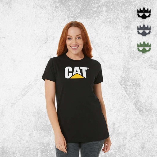 CAT Women's TM Logo Tee