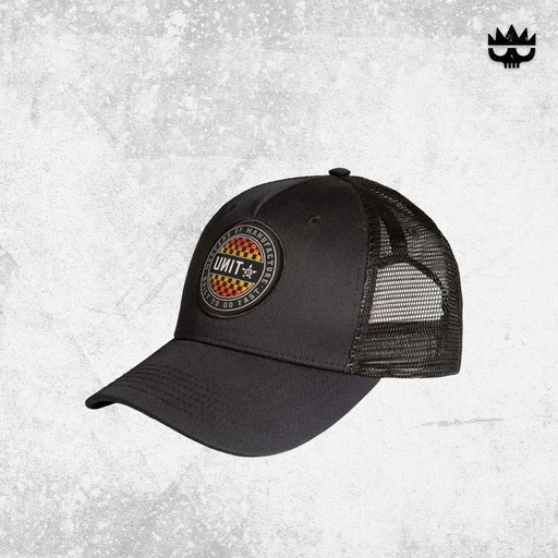 [221125004.BLK] UNIT Magma Curve Peak Trucker Cap