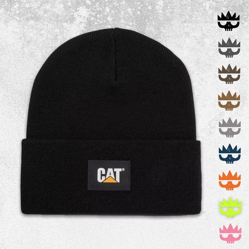 CAT Label Cuff Beanie