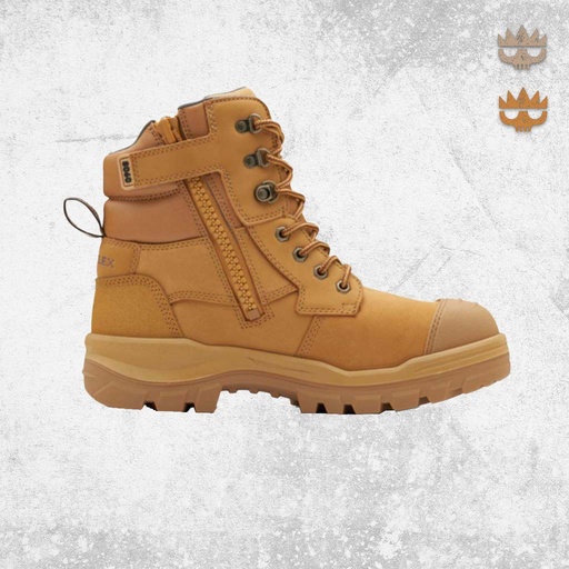 Blundstone 8060 & 8063 - Unisex RotoFlex WR Nubuck 150mm Zip Side Safety Boot