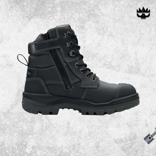 Blundstone 8071 - Unisex RotoFlex WR Platinum Leather 150mm Zip Side Safety Boot