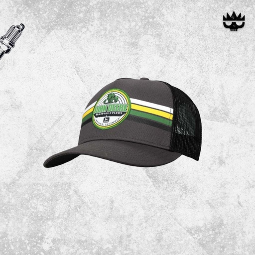 [13080873CH00] John Deere - JD Twill/Trucker Mesh Cap