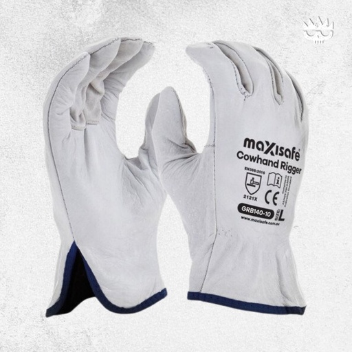 Maxisafe Natural Cow Grain Rigger Glove