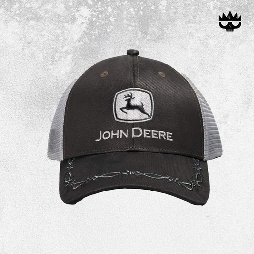 [J15A-02WS-JDR-1VJ] John Deere - Oilskin Trucker Mesh Cap