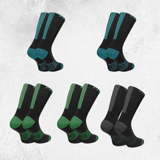 FXD SK-8W 5 Pack - Multi Colour Women's Socks