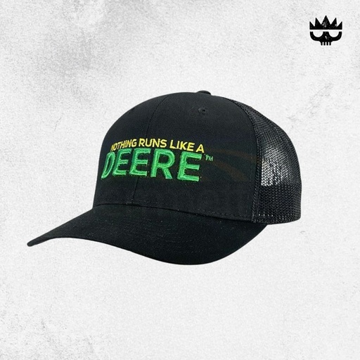 [JDZO-05YH-JDR-ZXW] John Deere - Nothing Runs Like a Deer Trucker Cap