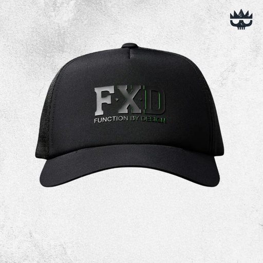 [FX72509036.BLK] FXD CP-13 Trucker Cap Black Big Logo