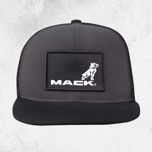 [MKTRUKHATBB0000] Mack Workwear Flat Brim Trucker Hat