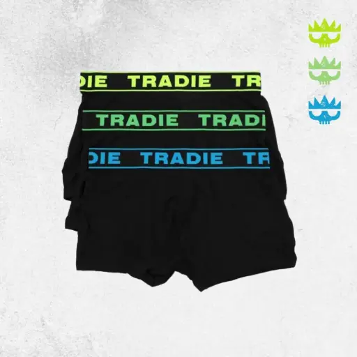 Tradie 3pk Bamboo Fitted Trunk