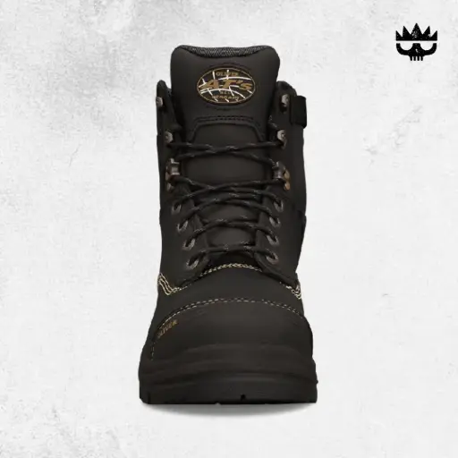 Oliver - 55-345Z 150mm Black Zip Sided Boot