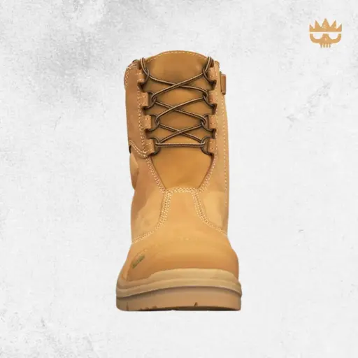 Oliver - 55-385 200mm Hi-Leg Wheat Zip Sided Boot