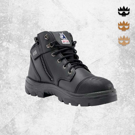 Steel Blue Parkes Zip Scuff TPU Boots