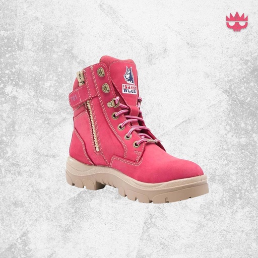 Steel Blue Southern Cross Zip Ladies TPU Boots