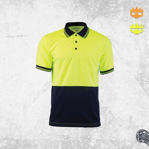 Tough Inc Hi Vis SS Polo Shirts